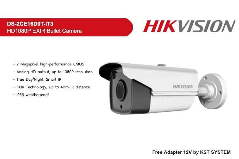 Hikvision HDTVI 4ตัว H200402