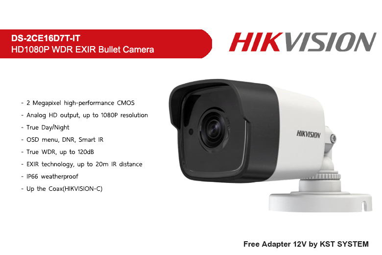 Hikvision HDTVI WDR 4ตัว HP200402